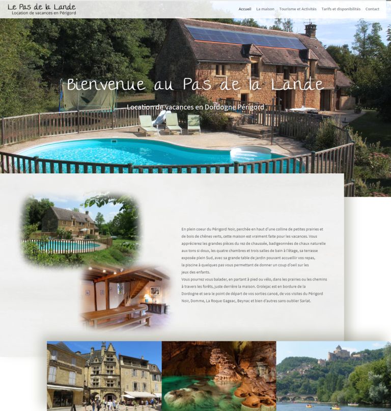 Maisons vacances en Dordogne