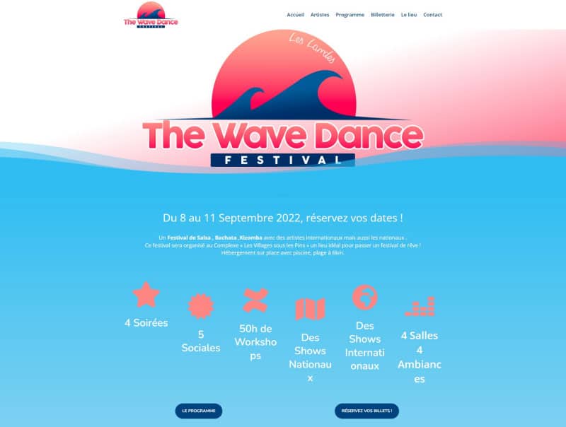 The wave dance festival